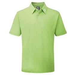 Footjoy Herren Stretch Pique Solid Poloshirt, Grün (Lima 91818), Small von FootJoy