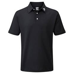 Footjoy Herren Stretch Pique Solid Poloshirt, Schwarz (Negro 91822), Large von FootJoy