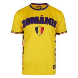 Fußballtrikots, Fußball Trikot Deutschland Europameisterschaft 2024 Rumänien Trikot - Fußball T-Shirt (S) von Football Roots