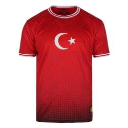 Turkey Fußballtrikots, Fußball Trikot Europameisterschaft 2024 - Fußball T-Shirt (XXL) von Football Roots