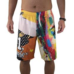 Footex Beach Volley Meer Strand Padel Shorts, Colorsface, L von Footex