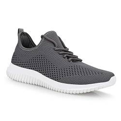 Footfox Damen-Sneaker zum Reinschlüpfen, leicht, bequem, Netzstoff, Freizeit-Sneaker, Sport, Fitnessstudio, Leichtathletik, Walkingschuhe, 37 EU von Footfox