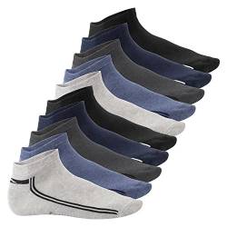 Footstar Damen & Herren Motiv Sneaker Socken (10 Paar) - Jeanstöne 35-38 von Footstar