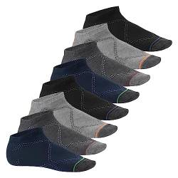 Footstar Herren & Damen Sneaker Socken (8 Paar), Kurze Sportsocken im Neon Look - Neon Muster 35-38 von Footstar