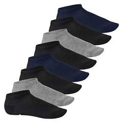 Footstar Herren & Damen Sneaker Socken (8 Paar), Kurze Sportsocken im Neon Look - Neon Slogan 43-46 von Footstar