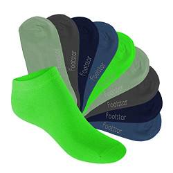 Footstar Kinder Sneaker Socken (10 Paar) - Sneak it! - Cool Colours 31-34 von Footstar