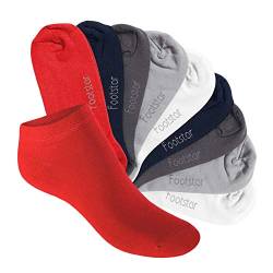 Footstar Kinder Sneaker Socken (10 Paar) - Sneak it! - Metropolis 31-34 von Footstar