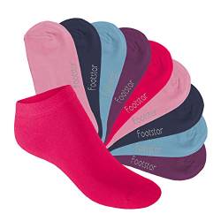 Footstar Kinder Sneaker Socken (10 Paar) - Sneak it! - Sweet Colours 31-34 von Footstar