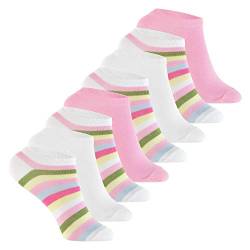 Footstar Kinder Sneaker Socken (8 Paar) Bunte Kurzsocken für Mädchen & Jungen - Multicolor 31-34 von Footstar