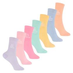 Footstar Kinder Wochentage Socken (7 Paar) Bunte Socken für Jungen und Mädchen - Candy 35-38 von Footstar