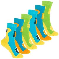 Footstar Thermosocken Bunte Kinder Outdoor Socken (6 Paar) Thermo Wintersocken von Footstar