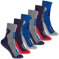 Footstar Thermosocken Bunte Kinder Outdoor Socken (6 Paar) Thermo Wintersocken von Footstar