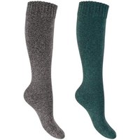 Footstar Thermosocken Damen Frottee Kniestrümpfe (2/4 Paar), Baumwolle, Thermo von Footstar