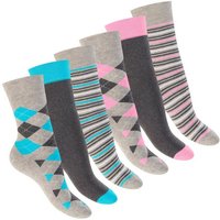 Footstar Thermosocken Damen Wintersocken (6 Paar) Warme Vollfrottee Thermo Socken von Footstar