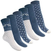 Footstar Thermosocken Damen Wintersocken (6 Paar) Warme Vollfrottee Thermo Socken von Footstar