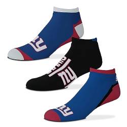 For Bare Feet Socken 3er Pack - Motiv: New York Giants - NFL - Flash - Grösse M von For Bare Feet