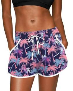 For G and PL Frauen Loose Pants Kurz Für Surf Und Bedruck Beach B8 L… von For G and PL