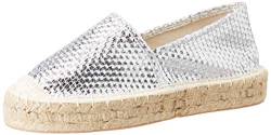 FOR TIME Damen Z603 Sneaker, Silber, 36 EU von For Time