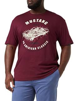 Ford Herren Mustang American Classic T Shirt, Rot (Maroon Mar), M EU von Ford