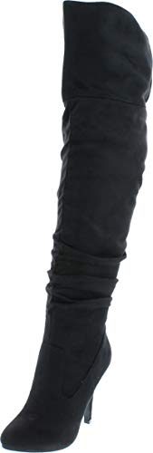 Forever Link Focus-33 Women's Fashion Stylish Pull On Over Knee High Sexy Boots von Forever Link