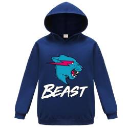 Forlcool Berühmte YouTube Gamer Esprots Logo bedruckte Hoodies Youtube Game Lightning Katzenoberteil für Jungen 3-13 Jahre Sportbekleidung, Marineblau / Blau, 11-12 Jahre von Forlcool