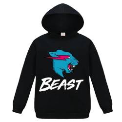 Forlcool Berühmte YouTube Gamer Esprots Logo bedruckte Hoodies Youtube Game Lightning Katzenoberteil für Jungen 3-13 Jahre Sportbekleidung, Schwarz , 11-12 Jahre von Forlcool