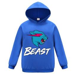 Forlcool Berühmte YouTube Gamer Esprots Logo bedruckte Hoodies Youtube Game Lightning Katzenoberteil für Jungen 3-13 Jahre Sportbekleidung, blau, 7-8 Jahre von Forlcool