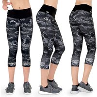 Formbelt Laufhose Damen 3/4 kurz capri leggings mit Handytasche und hohem Bund, sporthose leggins sportleggings funktionsleggings, high waist quick dry frauen leggin damen sport blickdicht 3 4 sporthose damen, laufhose, blickdicht, hoher bund, quick dry, atmungsaktiv, waschbar von Formbelt