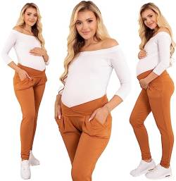 Formommy - Schwangerschaft Hose Damen Ada hergestellt in EU (Camel,XL) von Formommy