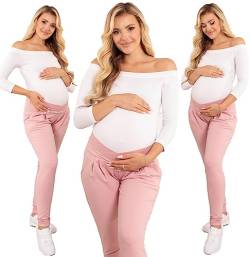 Formommy - Schwangerschaft Hose Damen Ada hergestellt in EU (Rosa,S) von Formommy