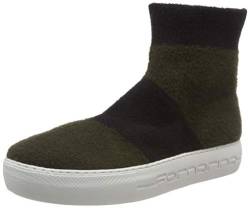 Fornarina Damen Hohe Sneaker, Mehrfarbig (Yuma4 Kaki/Black) von Fornarina