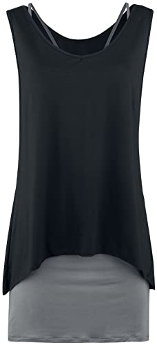Black Premium by EMP Two in One Dress Frauen Kurzes Kleid schwarz/Charcoal M von Forplay