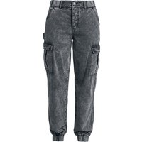 Forplay Cargohose - Washed Cargo Pants - S bis XXL - für Damen - Größe XXL - grau von Forplay