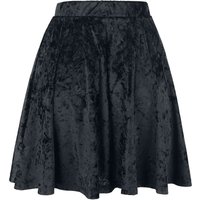Forplay - Gothic Kurzer Rock - Velvet Skirt - S bis XXL - für Damen - Größe M - schwarz von Forplay