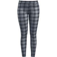 Forplay Leggings - Checkered Leggings - S bis 4XL - für Damen - Größe L - schwarz/grau von Forplay