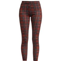 Forplay Leggings - Karierte Leggings - S bis 3XL - für Damen - Größe L - rot von Forplay