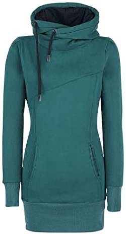 Forplay RED by EMP Smart Hoodie Frauen Kapuzenpullover Petrol S 60% Baumwolle, 40% Polyester Basics von Forplay