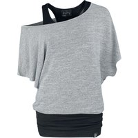 Forplay T-Shirt - Jean - S bis XXL - für Damen - Größe M - schwarz/grau von Forplay
