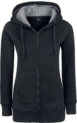 Forplay Teddy Hoodie Frauen Kapuzenjacke schwarz M 60% Baumwolle, 40% Polyester Casual Wear von Black Premium by EMP