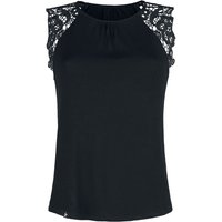 Forplay Top - Sleeve Lace Top - S bis XXL - für Damen - Größe M - schwarz von Forplay
