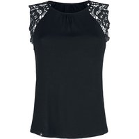 Forplay Top - Sleeve Lace Top - S bis XXL - für Damen - Größe S - schwarz von Forplay