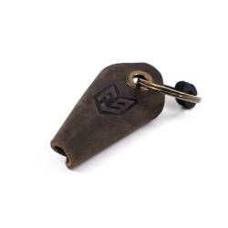 FortNine Premium Vollnarbenleder Keywrap, Rustikales Braun, Small von FortNine