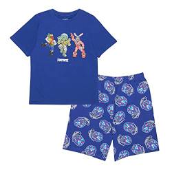 Fortnite Beef Boss Leviathan und Kaninchen Raider Jungen Short Pyjama Set Marine 128 | PS4 PS5 Xbox Gamer Geschenke, Schule Jungen PJs, Kinderkleidung, Kindergeburtstags-Geschenk-Idee von Fortnite