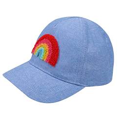 Foruhoo Basecap Baby Jungen Verstellbar - Schildmütze für Kinder Kappe Trucker Hut Sonnenhut (50, Regenbogen) von Foruhoo