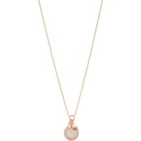 FOSSIL Damen Kette mit Anhänger "JF03265791", Edelstahl, roségold von Fossil