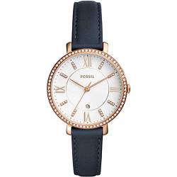 FOSSIL Damen Quarz Uhr mit Leder Armband ES4291 von Fossil