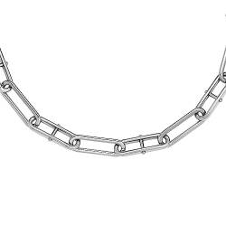 FOSSIL Halskette für Frauen Heritage D-Link Edelstahlkette, Länge: 375mm+60mm, JF04503040 von Fossil