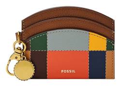 FOSSIL Polly Card Case Brown Patchwork von Fossil