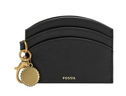 Fossil Brieftasche für Frauen Polly, Eco Leder/Polyurethan Trim Kartenetui schwarz 10,5 cm L x 0,5 cm B x 8,5 cm H SL6455001 von Fossil