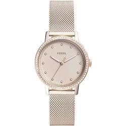 Fossil Damen Analog Quarz Uhr mit Edelstahl Armband ES4364 von Fossil